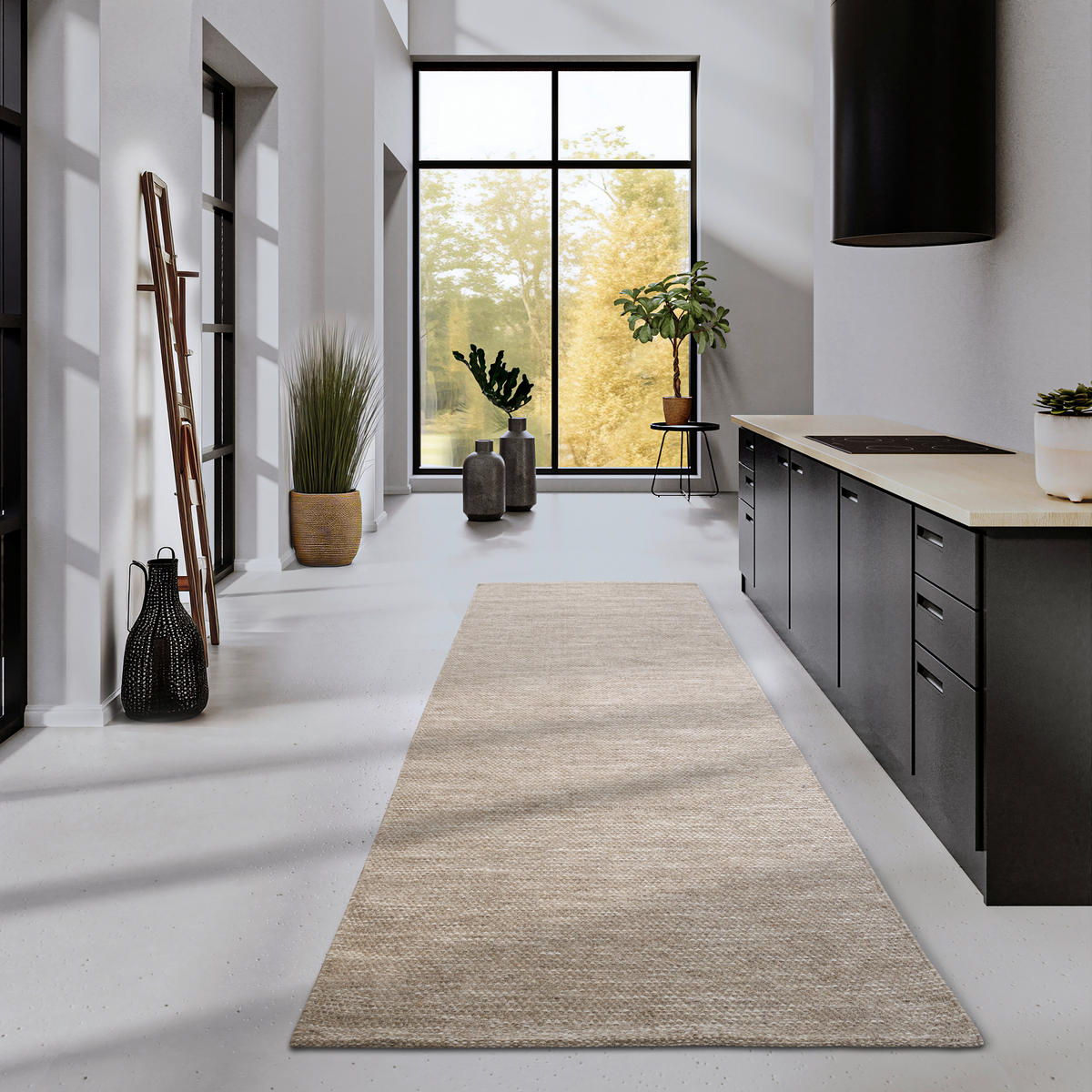LÄUFER 80/200/200 cm Delhi  - Beige/Creme, Basics, Textil (80/200/200cm) - Elle Decoration