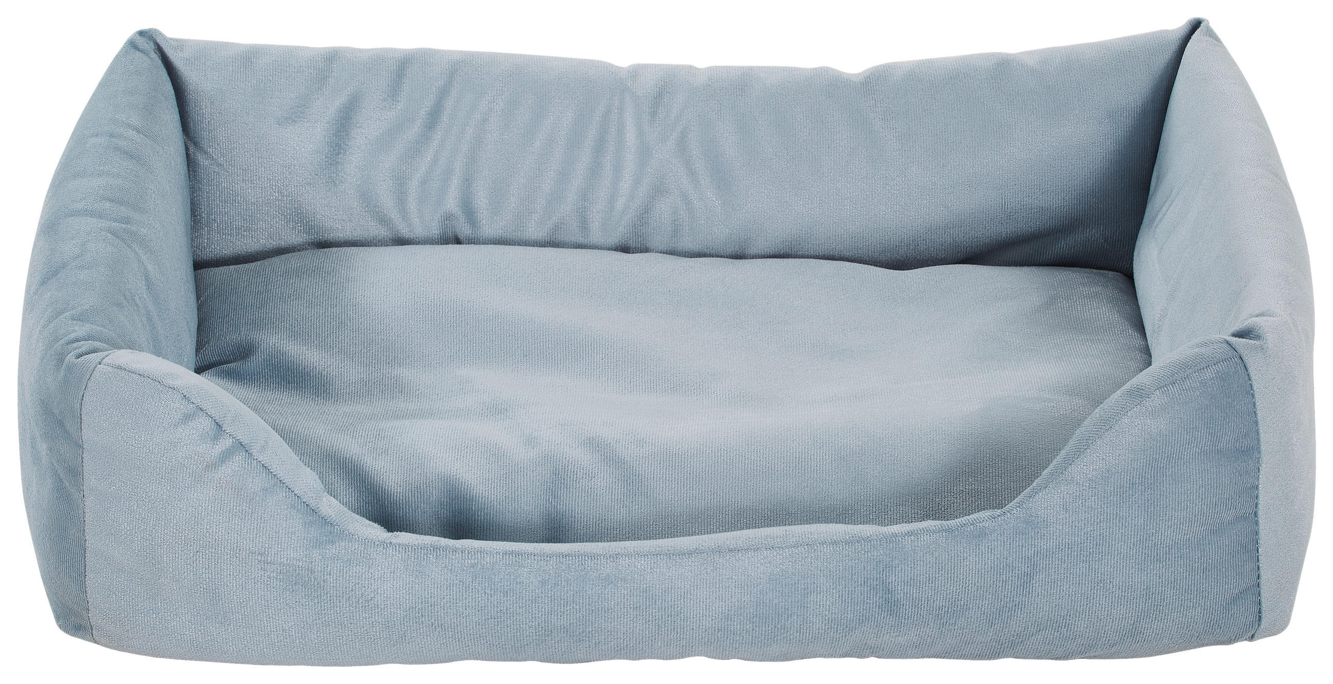 HUNDEBETT - Hellblau, KONVENTIONELL, Textil (55/40cm)