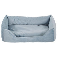 HUNDEBETT - Hellblau, KONVENTIONELL, Textil (55/40cm)