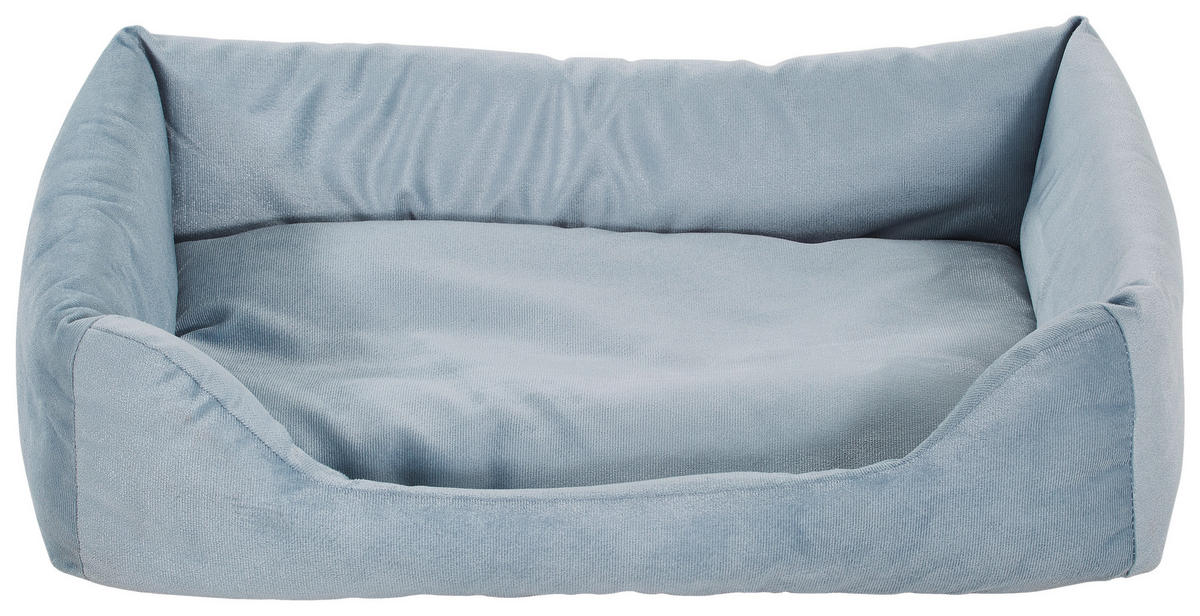 HUNDEBETT - Hellblau, KONVENTIONELL, Textil (55/40cm)