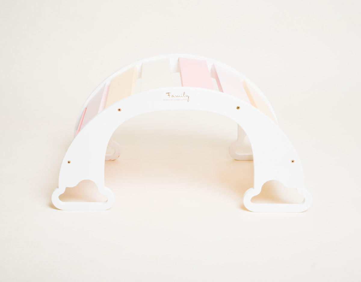 WIPPE  - Multicolor/Weiß, Basics, Holz (40/75/37cm)