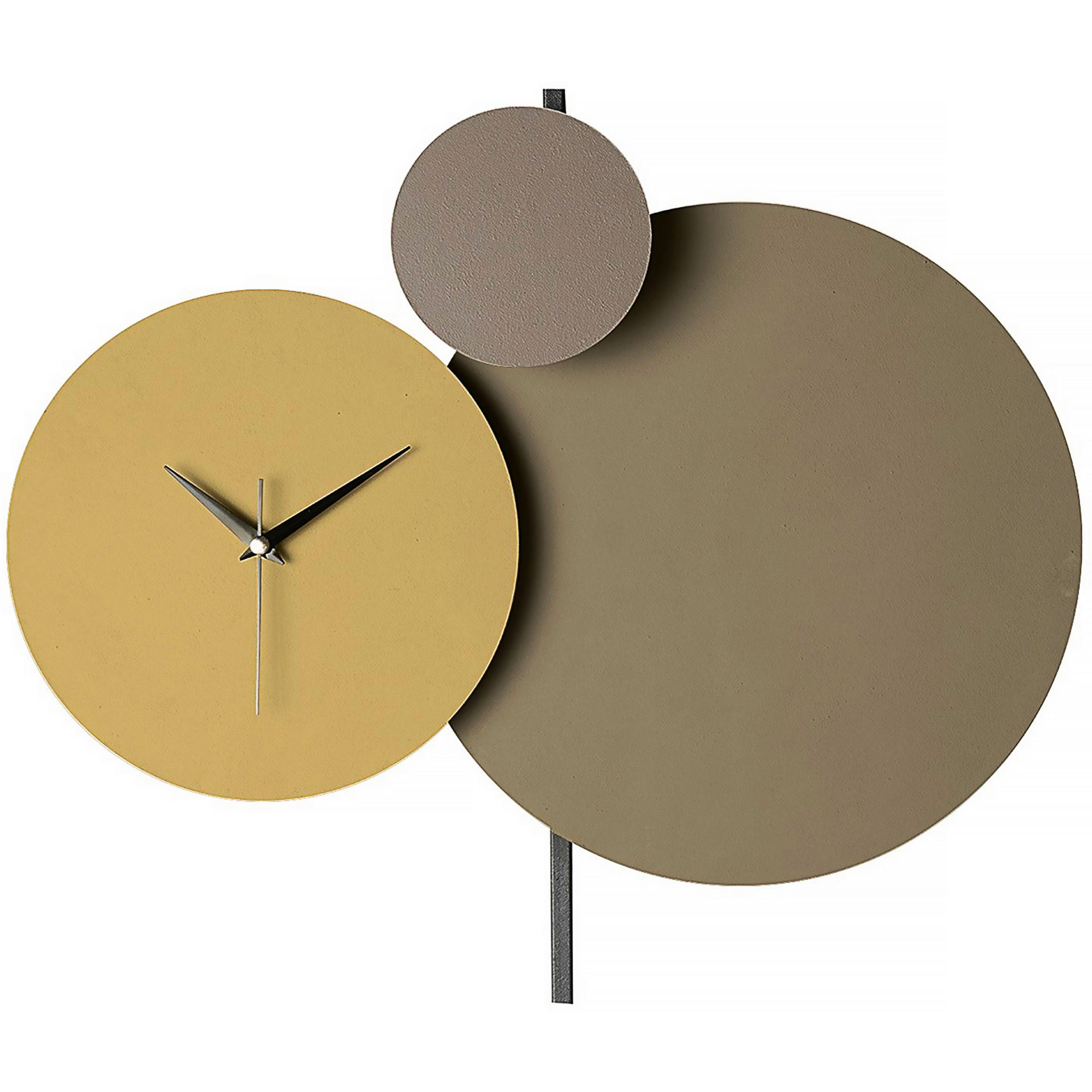 WANDUHR Creme, Beige 48/44/0,15 cm  - Beige/Creme, LIFESTYLE, Metall (48/44/0,15cm)