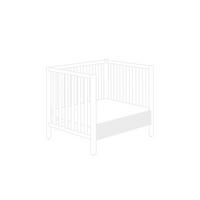 FELSZERELHETŐ OLDALLAPOK SCOTTY  - fehér, Basics, faalapú anyag (88,1/2,2/15,6cm) - Paidi