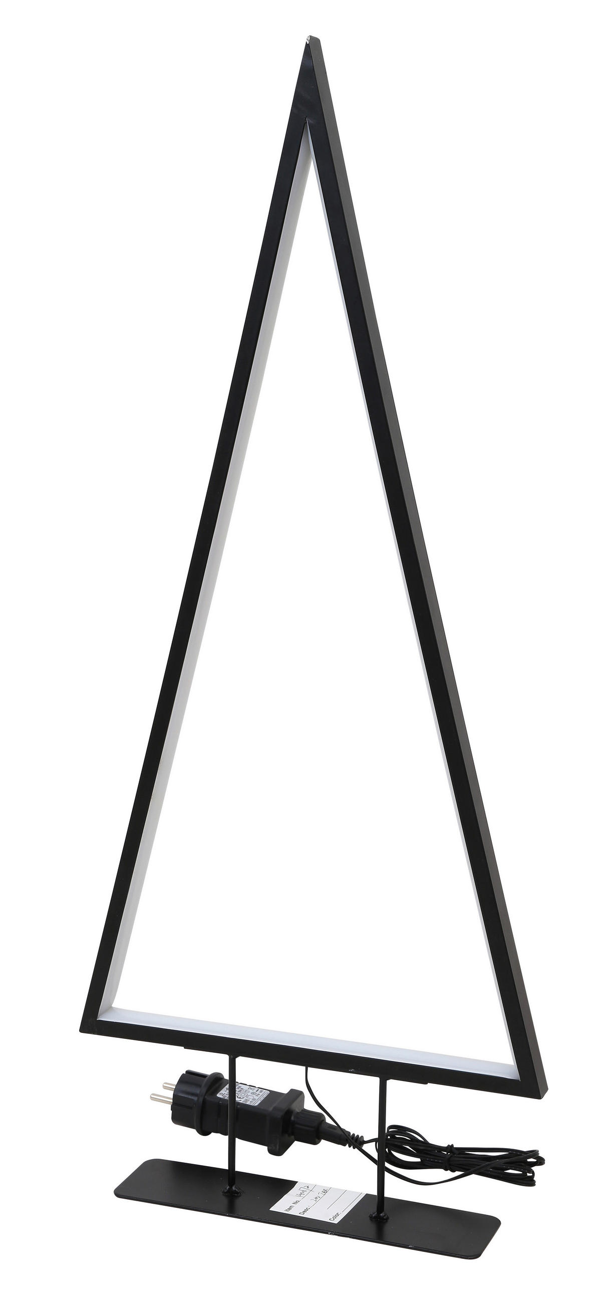 STIMMUNGSLEUCHTER X-Mas   - Schwarz, Basics, Metall (20/47/6cm) - X-Mas