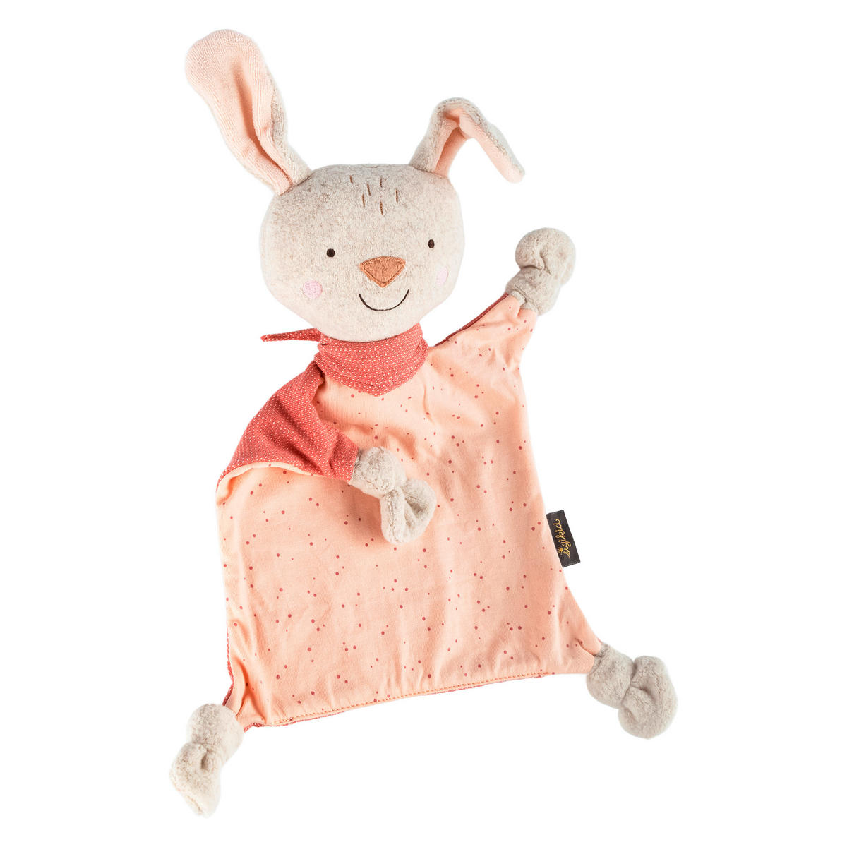 SCHMUSETUCH - Beige/Altrosa, Basics, Textil (31/29/6cm) - Sigikid