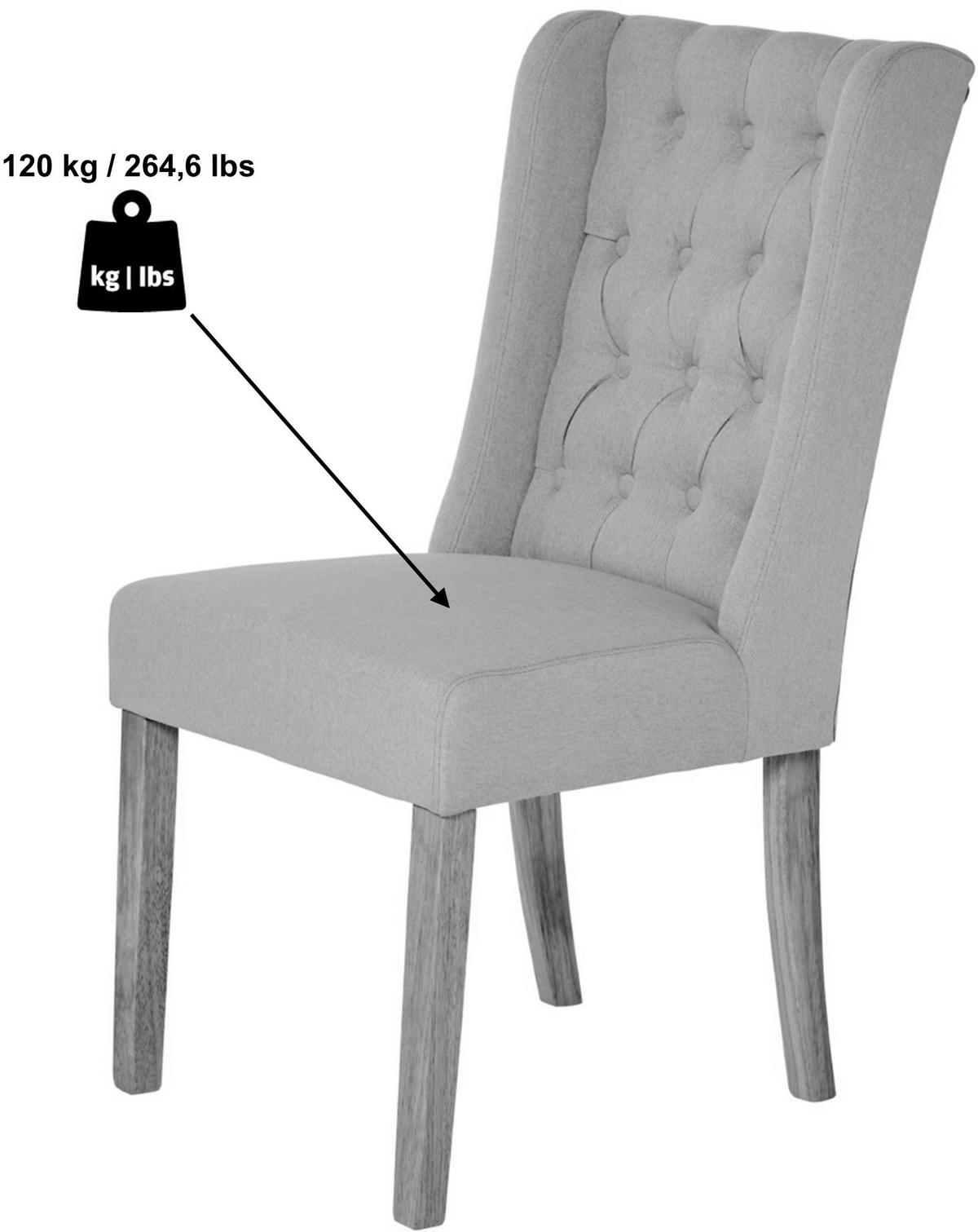 STUHL  in Samt  - Anthrazit/Schwarz, Modern, Holz/Textil (50/62/99cm) - Livetastic