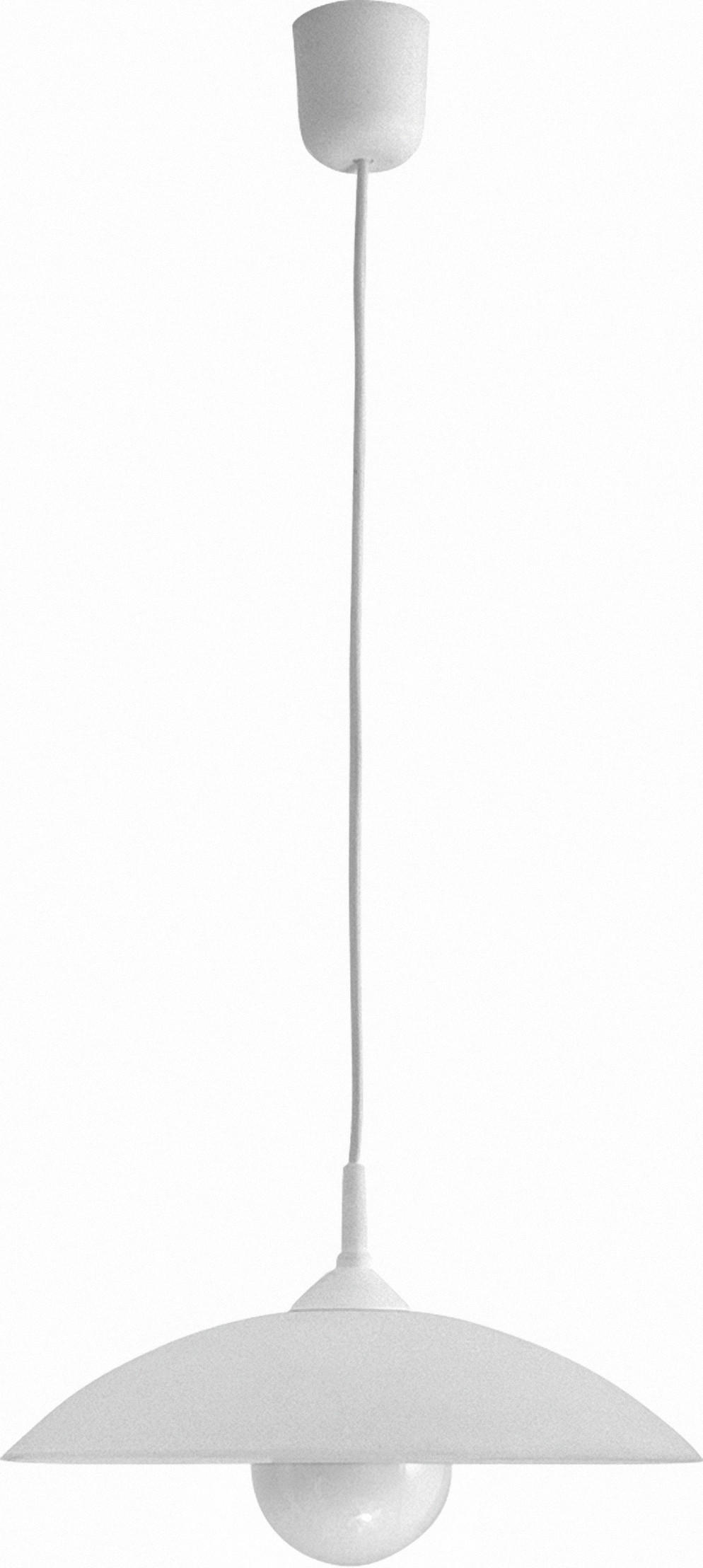 VISEČA SVETILKA 4615, BELA  Cupola      32,5/90 cm       - bela, Konvencionalno, steklo (32,5/90cm)