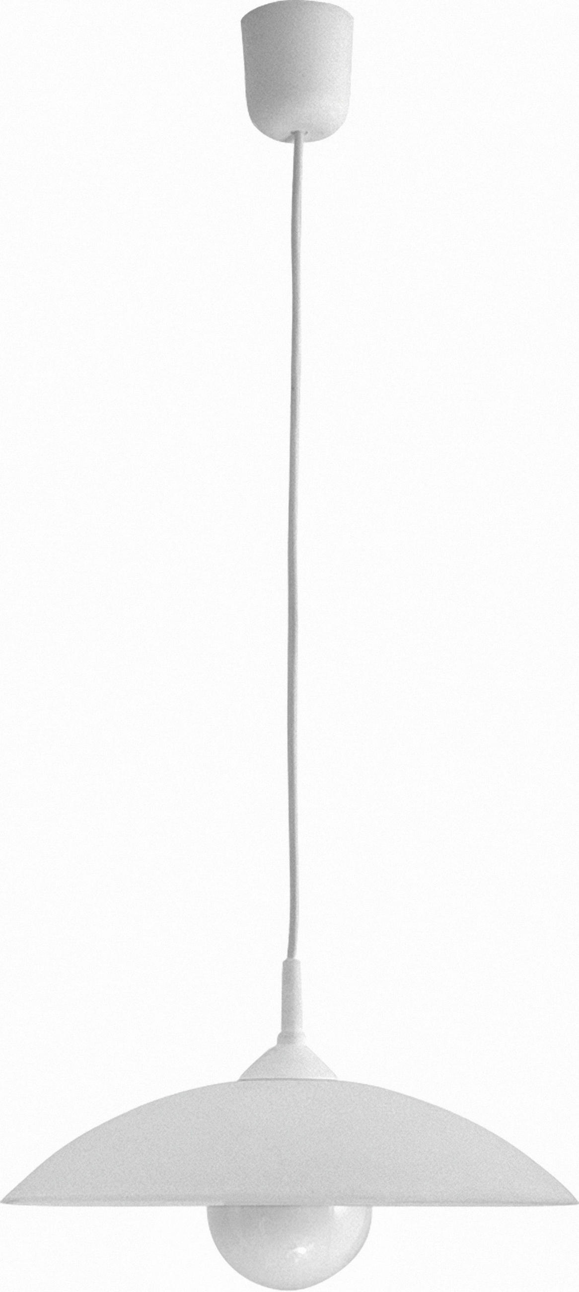 LUSTER  32,5/90 cm      - bela, Konvencionalno, staklo (32,5/90cm)