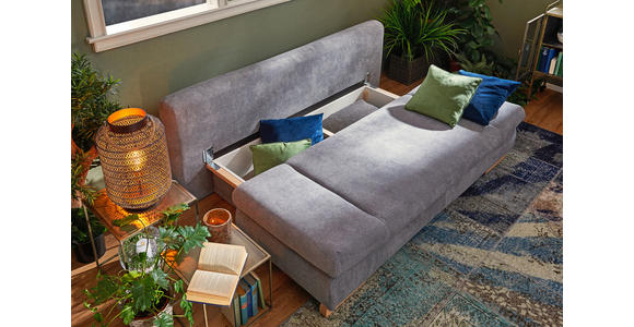 SCHLAFSOFA in Blau - Blau, Design, Holz/Textil (200/87/93cm) - Venda