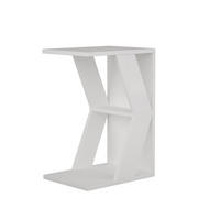 ODKLÁDACÍ STOLEK, bílá, kompozitní dřevo, 30/57/40 cm - bílá, Design, kompozitní dřevo (30/57/40cm) - Livetastic