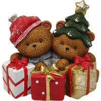 DEKORATIONSBJÖRN - vit/röd, Lifestyle, plast (14,5/21,5/13,5cm) - X-Mas