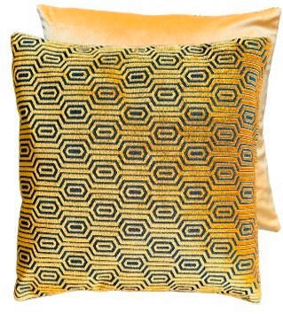 POTAH NA POLŠTÁŘ  45/45 cm - žlutá, Basics, textil (45/45cm) - Novel