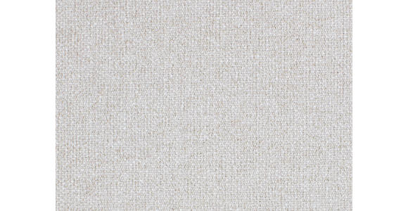 ECKSOFA in Flachgewebe Creme  - Silberfarben/Creme, Design, Textil/Metall (244/167cm) - Cantus