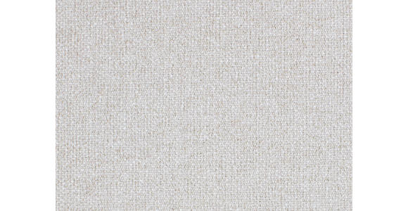 ECKSOFA Creme Flachgewebe  - Silberfarben/Creme, Design, Textil/Metall (244/167cm) - Cantus