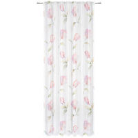 KONČANA ZAVESA  prosojno   140/245 cm  - roza/večbarvno, Konvencionalno, tekstil (140/245cm) - Esposa
