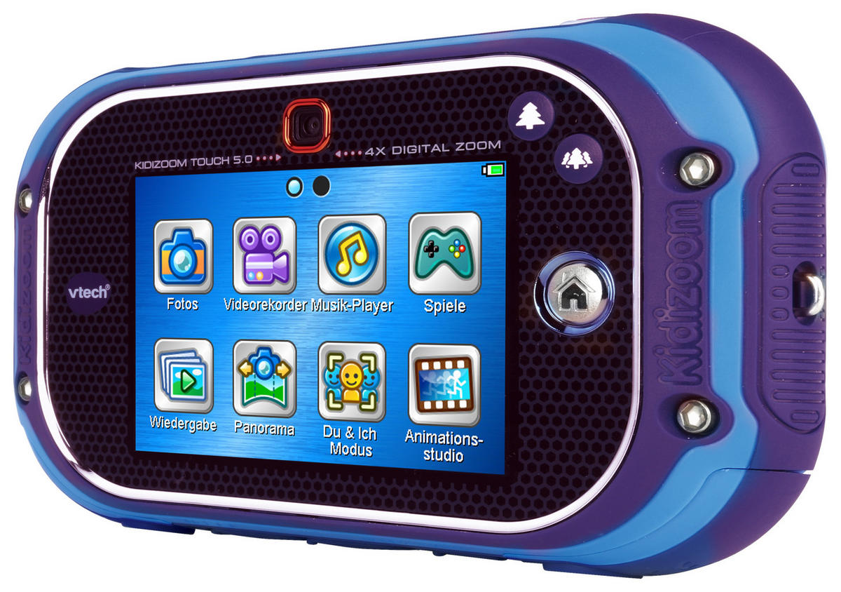 KINDERKAMERA Kidizoom Touch 5.0  - Blau/Multicolor, Basics, Kunststoff (25,4/27,9/5,8cm) - Vtech