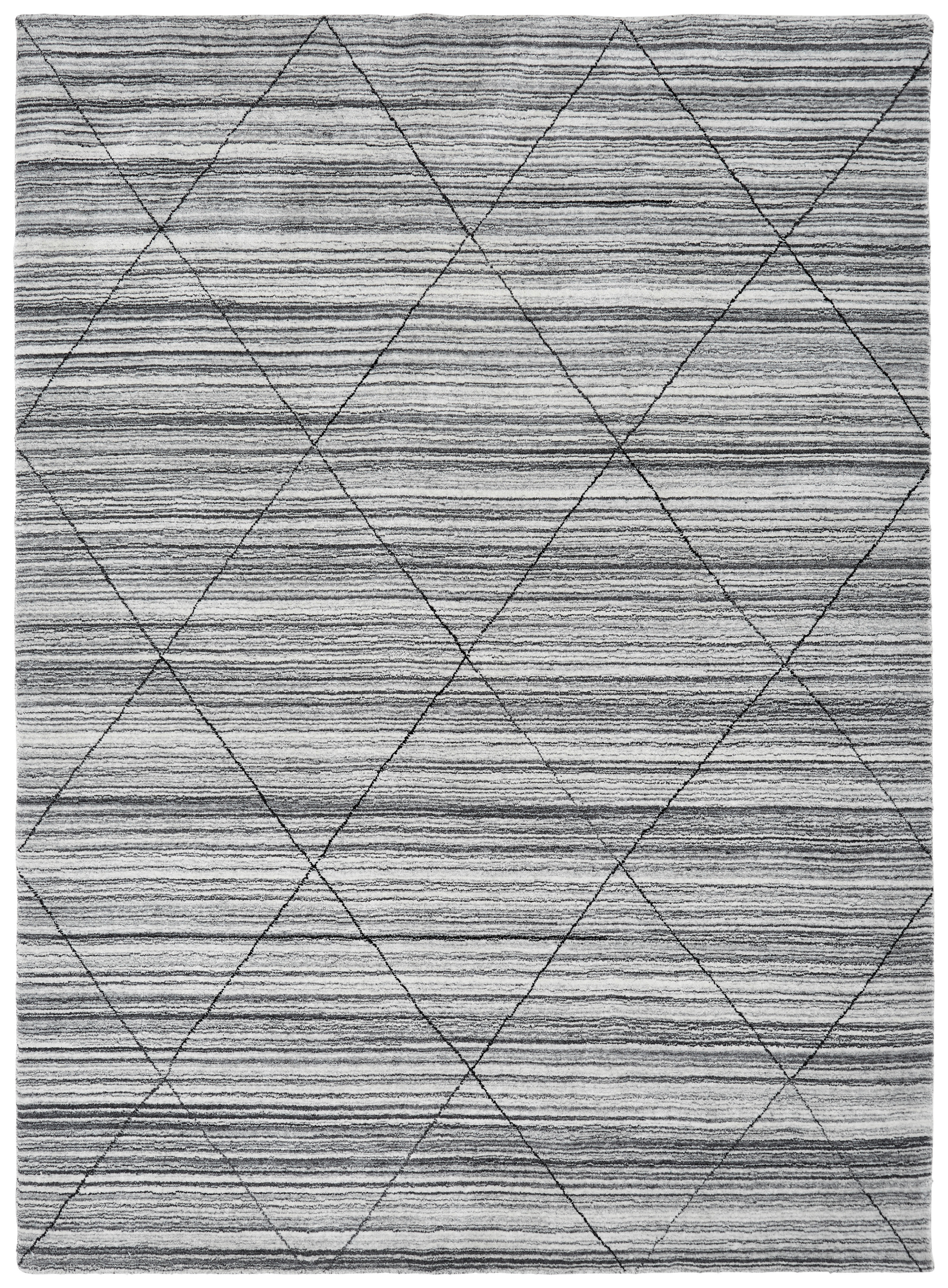 ORIENTALSKA PREPROGA  70/140 cm  tkano  črna, srebrna  - črna/srebrna, Trend, tekstil (70/140cm) - Cazaris