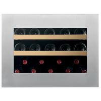 WEINKÜHLSCHRANK DVH-19.50SS.TO  - Edelstahlfarben, Basics, Glas/Holz (59/45,5/56,9cm)