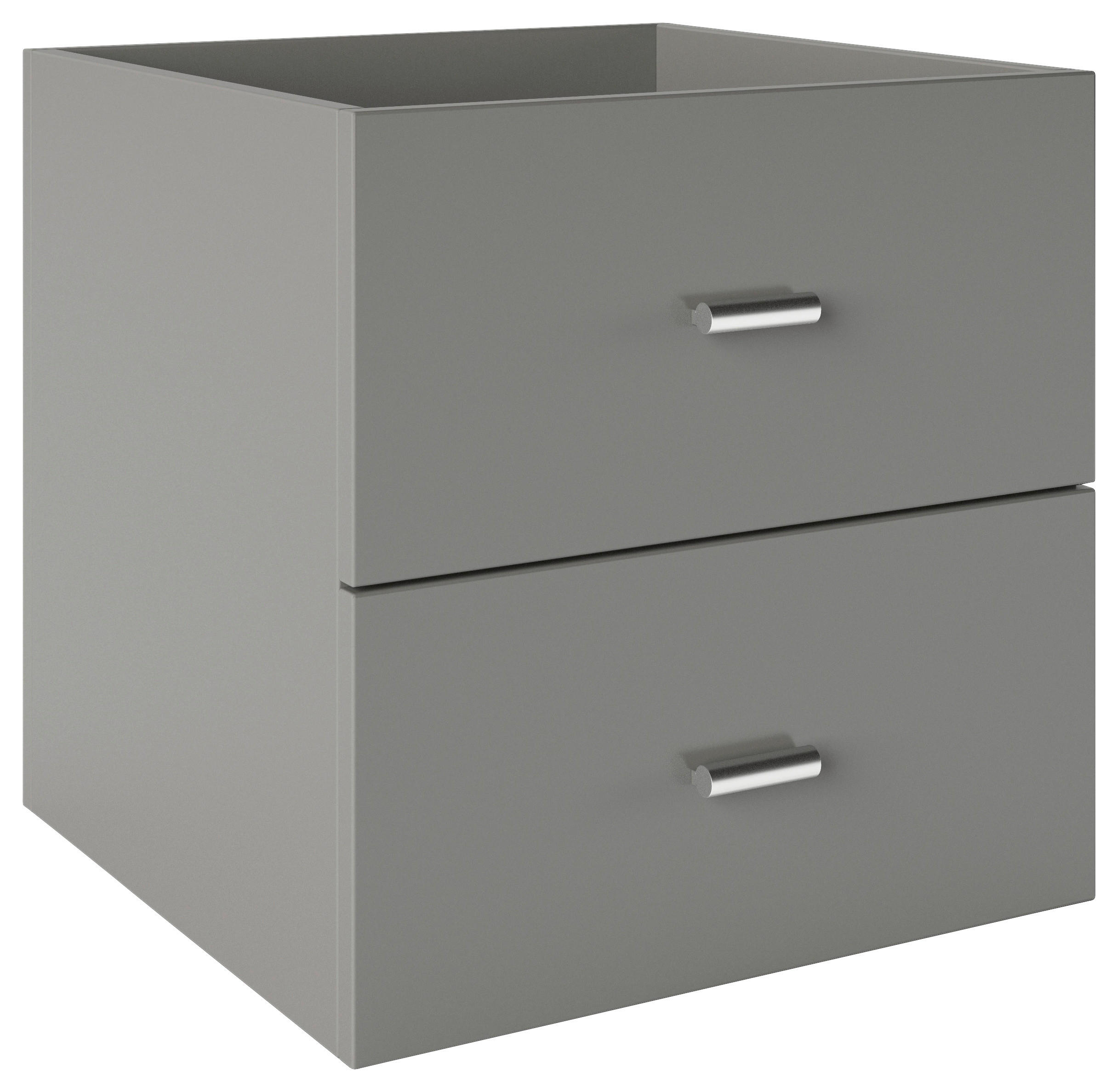 DOPPELSCHUBLADE - Silberfarben/Grau, Basics, Holzwerkstoff/Kunststoff (34/34/33,4cm) - MID.YOU