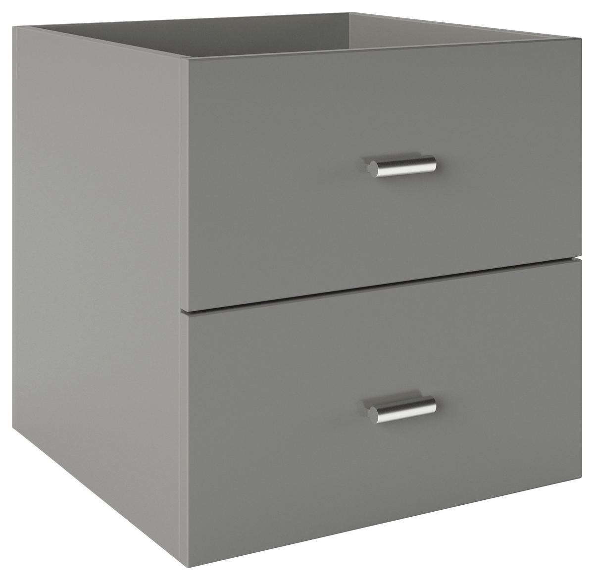 DOPPELSCHUBLADE - Silberfarben/Grau, Basics, Holzwerkstoff/Kunststoff (34/34/33,4cm) - MID.YOU