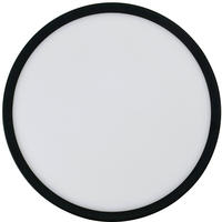 LED-PANEEL  - Schwarz, Basics, Kunststoff (33/2,5cm)