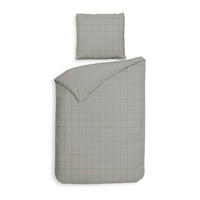 BETTWÄSCHE Diamante Makosatin 155/220 cm  - Hellgrau, Basics, Textil (155/220cm)