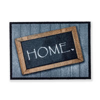 FUßMATTE 50/70 cm Deco Brush  - Schwarz/Braun, Basics, Textil (50/70cm) - Schöner Wohnen