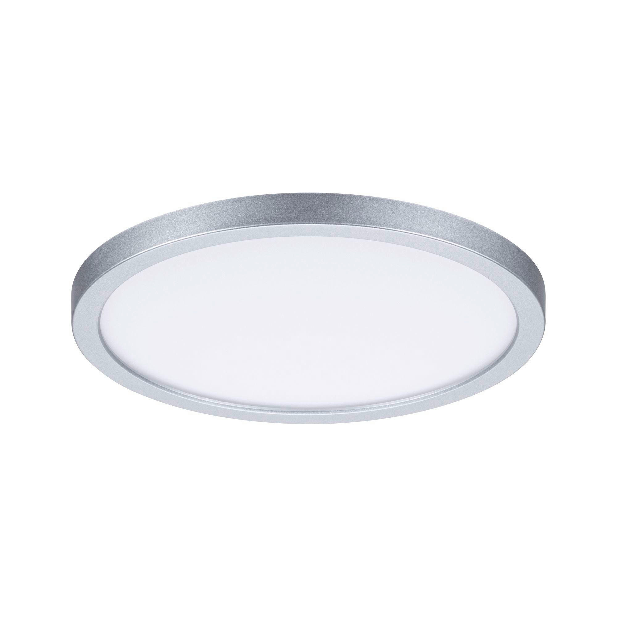 LED-PANEEL  - Chromfarben, Basics, Kunststoff (17,5/1cm) - Paulmann