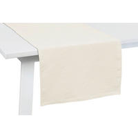 TISCHLÄUFER Juno 50/150 cm  - Weiß, KONVENTIONELL, Textil (50/150cm)