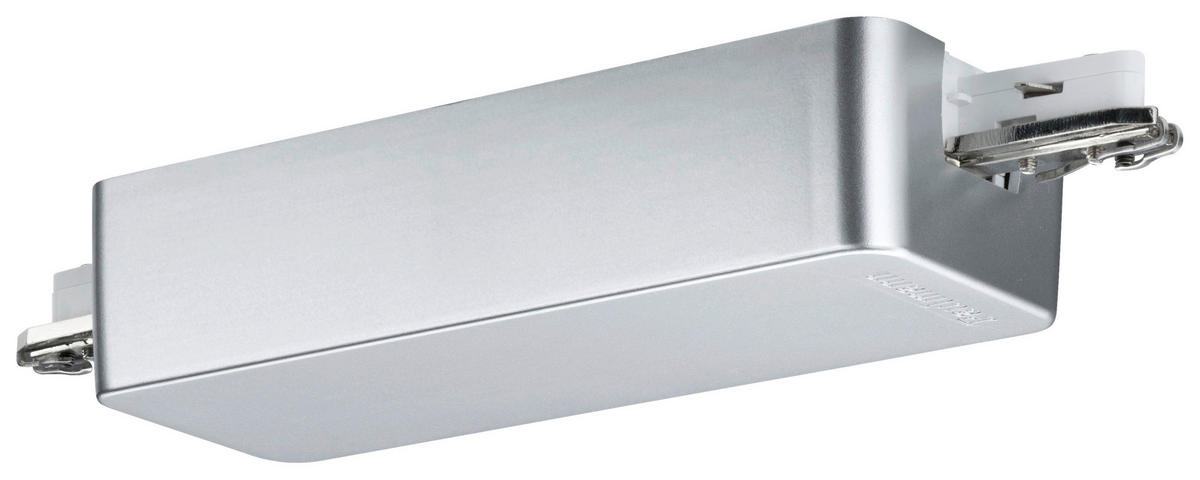 SCHIENENSYSTEM-ADAPTER URail 15,5/3,5/5,6 cm   - Chromfarben, Design, Metall (15,5/3,5/5,6cm) - Paulmann