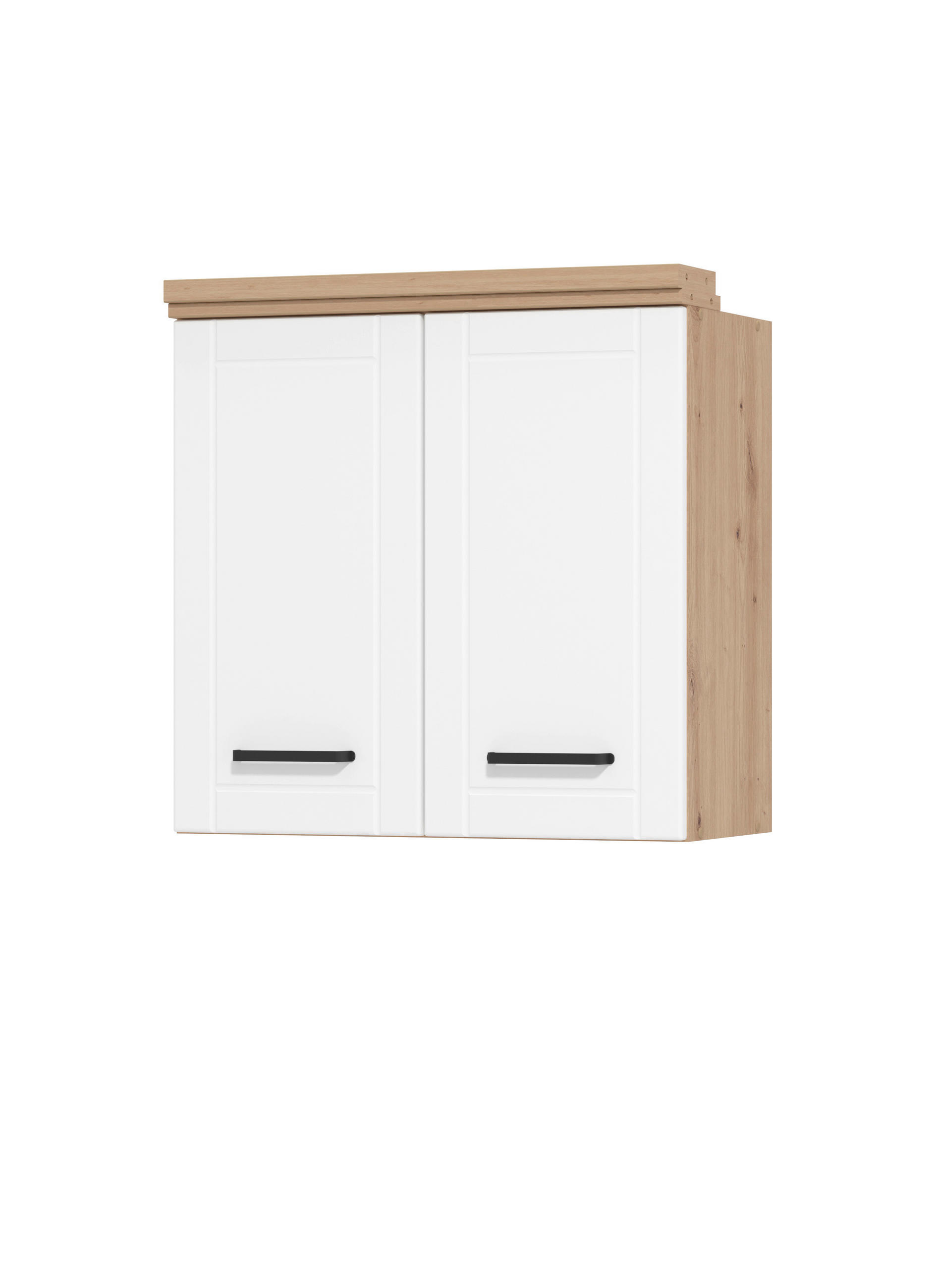 KONYHAI FALISZEKRÉNY - Artisan tölgy/szürke, Basics, faalapú anyag (60/32/61cm) - Carryhome