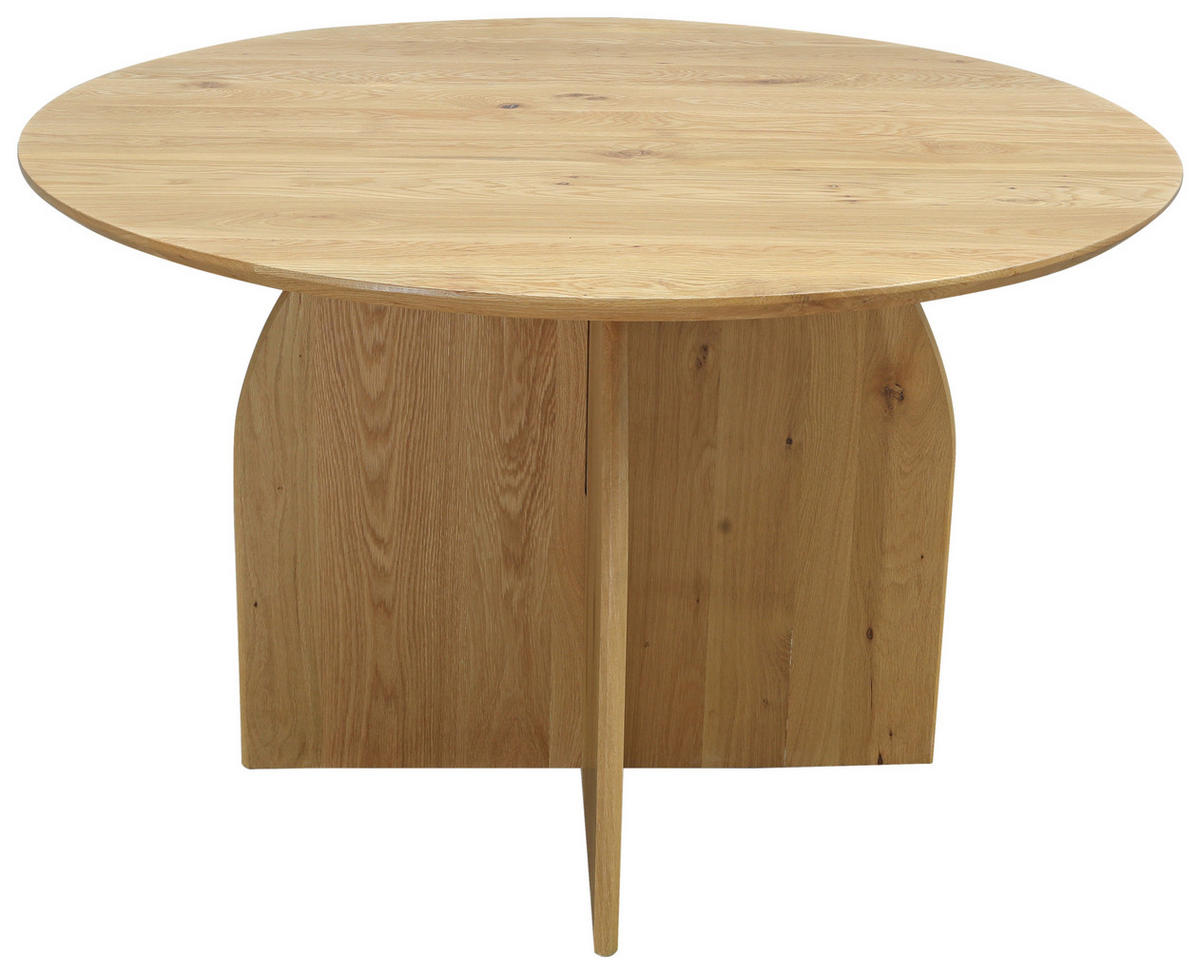ESSTISCH 120/120/75 cm Echtholz  Holz Eichefarben  - Eichefarben, KONVENTIONELL, Holz (120/120/75cm) - VanDerken