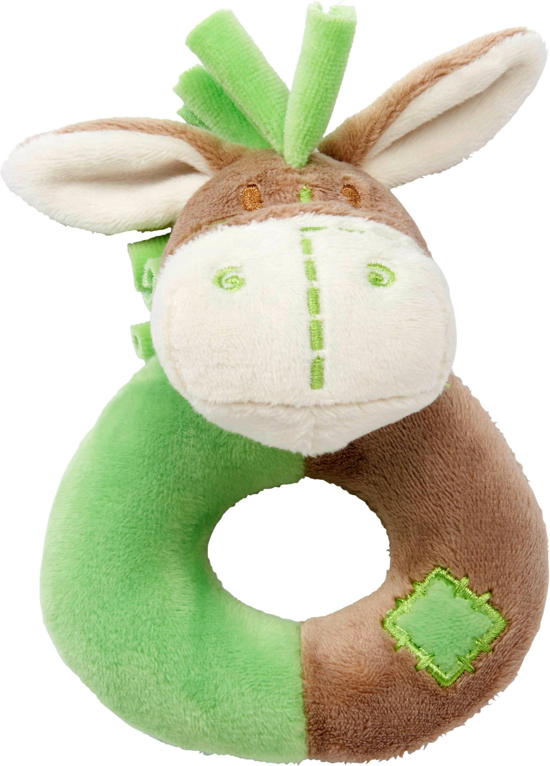 ROPOTULJICA - zelena, Basics, tekstil (14cm) - My Baby Lou