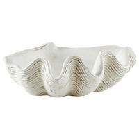DEKOSCHALE - Weiß, LIFESTYLE, Stein (25,5/20/8cm) - Ambia Home