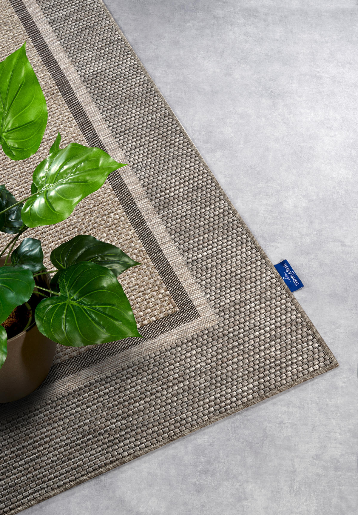 OUTDOORTEPPICH 115/170 cm Kollektion 1836 Hellbraun  - Hellbraun, Basics, Kunststoff (115/170cm) - Villeroy & Boch
