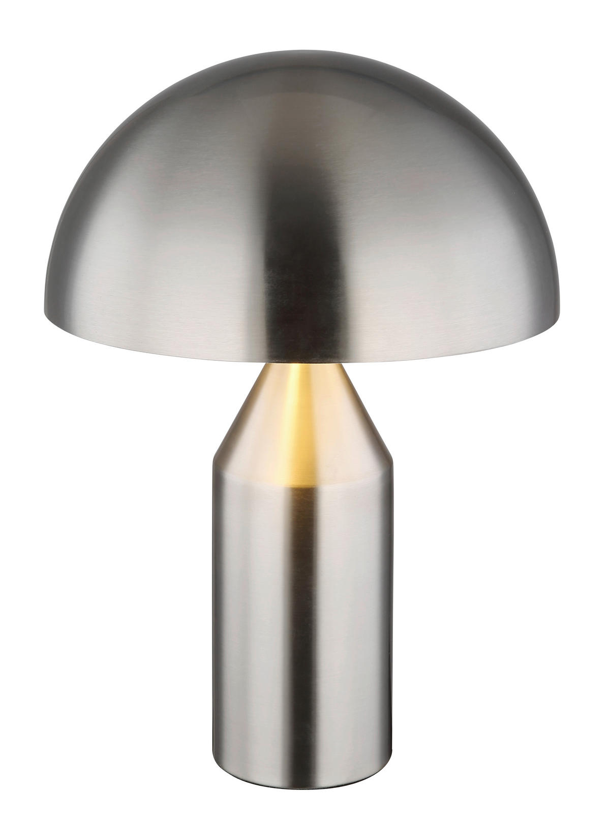 TISCHLEUCHTE - Weiss/Nickelfarben, Design, Metall (28/39cm) - Globo