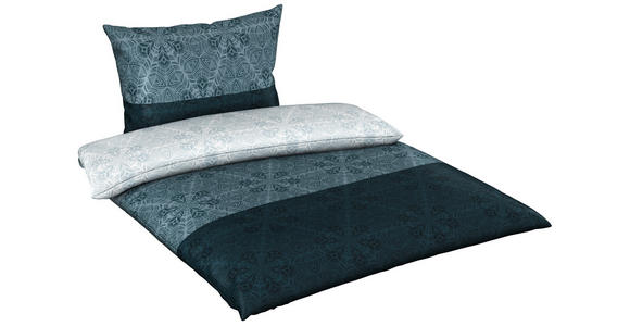 BETTWÄSCHE Satin 140/200 cm  - Blau, KONVENTIONELL, Textil (140/200cm) - Esposa