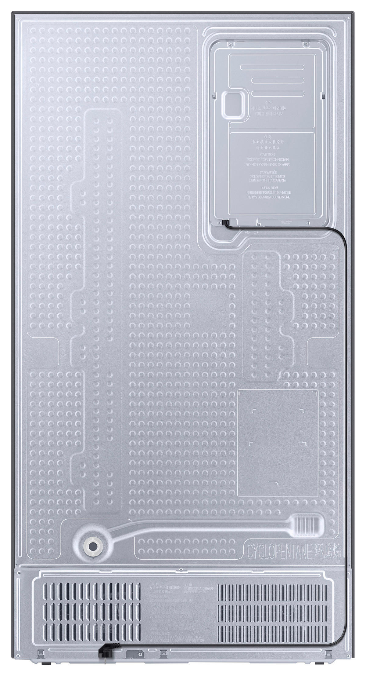 SIDE-BY-SIDE 91,2/178,0/71,6 cm RS6GA854CB1/EG  - Schwarz, Basics, Glas/Kunststoff (91,2/178,0/71,6cm) - Samsung