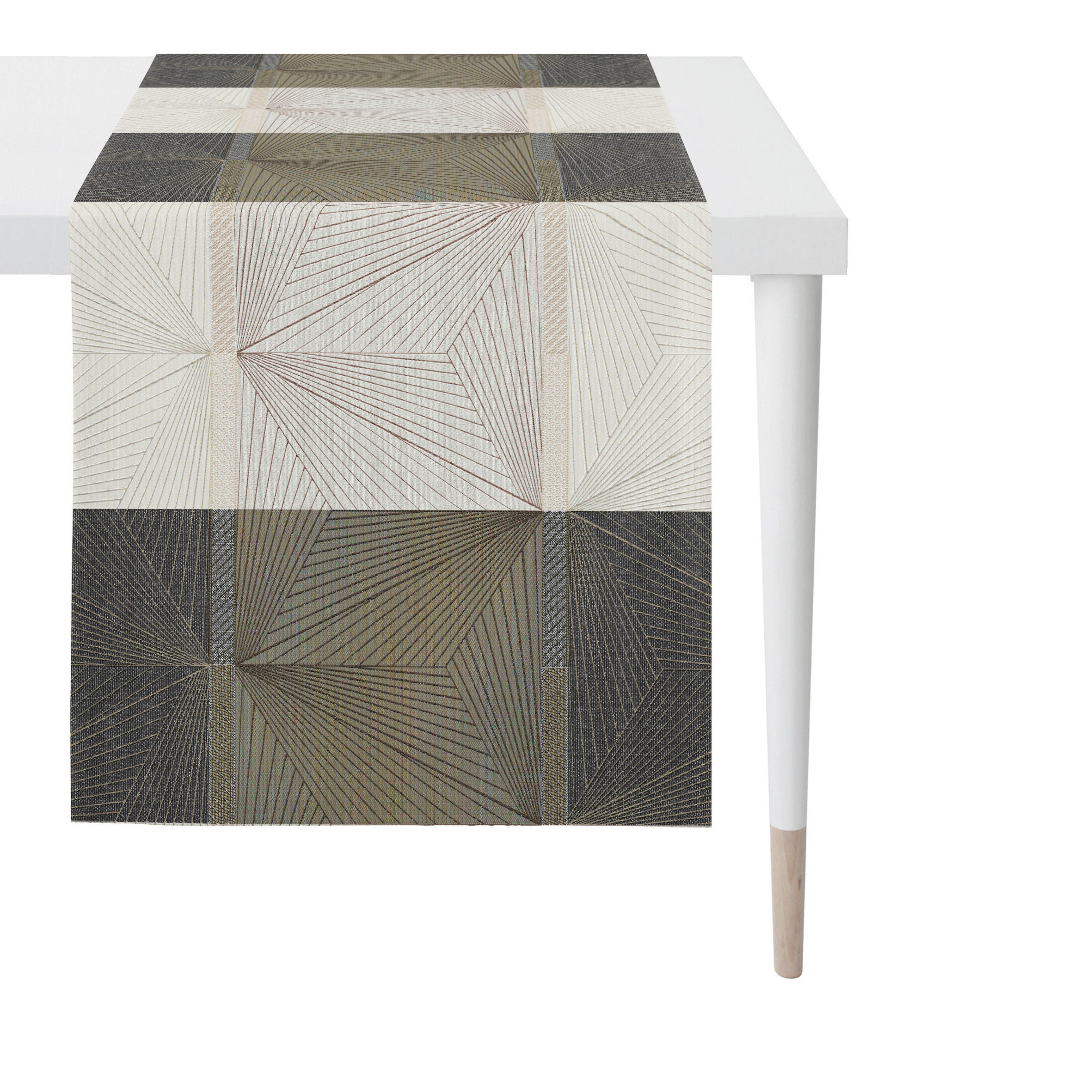 TISCHLÄUFER 44/140 cm  - Greige, Basics, Textil (44/140cm) - Novel