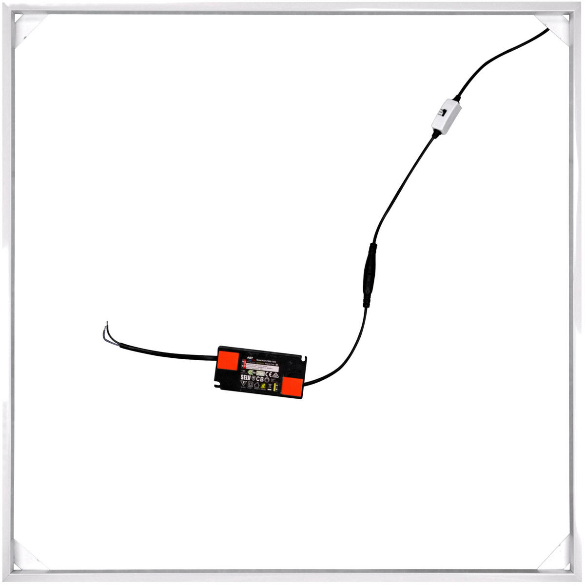 INFRAROT-HEIZPANEEL-MONTAGESET 64,5 cm   - Weiß, Basics, Kunststoff/Metall (64,5cm)