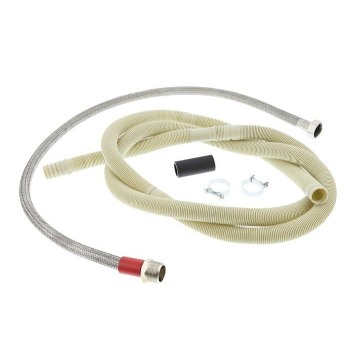 SCHLAUCHVERLÄNGERUNG PCN 911 740 524  - Edelstahlfarben/Weiß, Basics, Kunststoff/Metall (100cm) - Electrolux