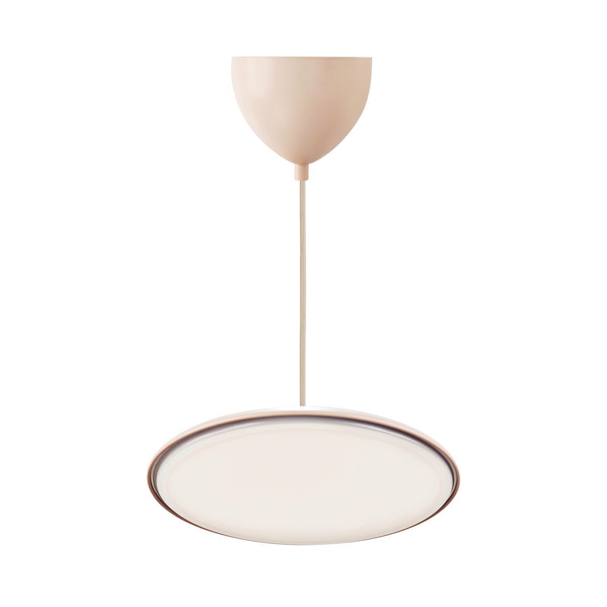 LED-HÄNGELEUCHTE 40/6 cm   - Hellrosa, Design, Metall (40/6cm) - Nordlux