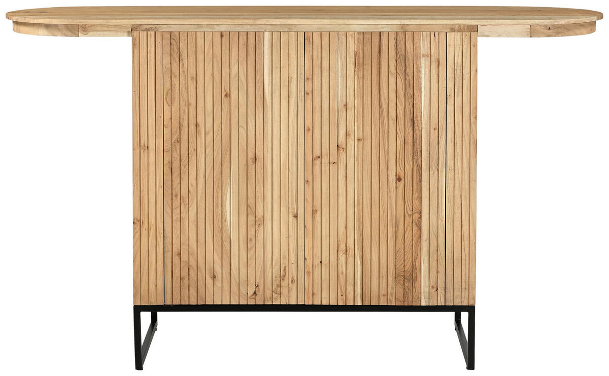 KÜCHENINSEL 180/105/50 cm  in Naturfarben  - Naturfarben, Design, Holz/Metall (180/105/50cm) - Livetastic