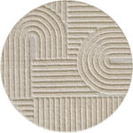 FLACHWEBETEPPICH 80 cm ART Beige  - Beige, Basics, Textil (80cm) - Novel