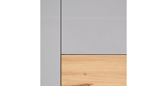 HIGHBOARD Taupe, Eichefarben 101/150/42 cm - Taupe/Eichefarben, Design, Glas/Holz (101/150/42cm) - Novel