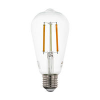 LED-LEUCHTMITTEL   E27 6 W  - Klar, Basics, Glas (14.2cm) - Eglo