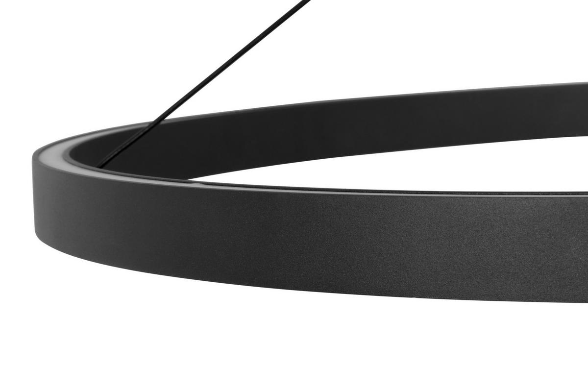 ZÁVESNÉ LED SVIETIDLO, 60/150 cm  - čierna, Design, kov (60/150cm) - Dieter Knoll