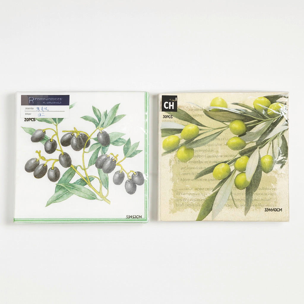 SALVETA 33/33 cm    - višebojno, Basics, papir (33/33cm)