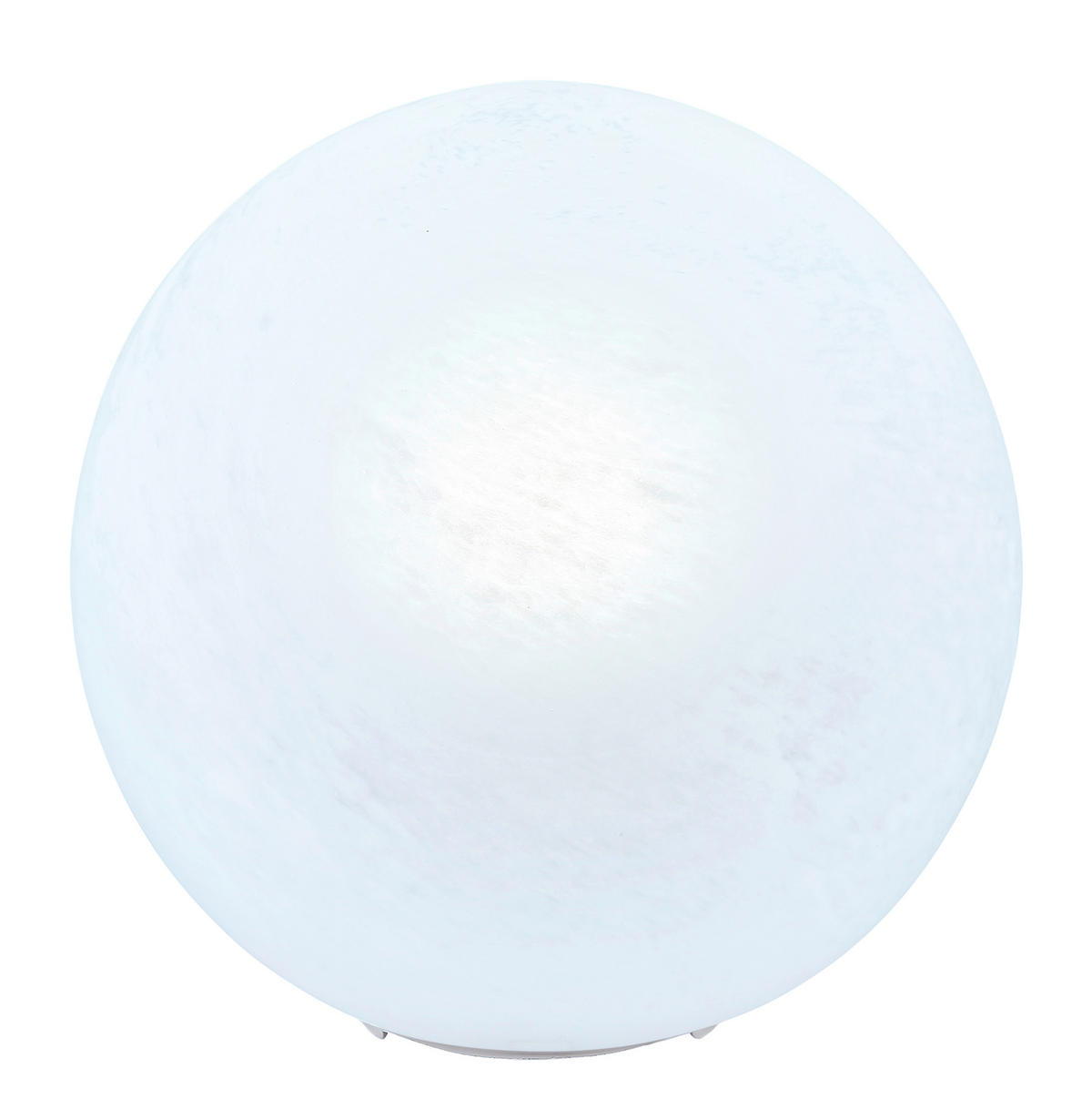 TISCHLEUCHTE 25/24,5 cm   - Weiß, Design, Glas/Metall (25/24,5cm) - Globo