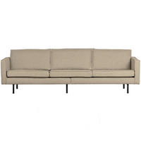 3-SITZER-SOFA Rodeo Bouclé Beige  - Beige, Design, Textil/Metall (277/85/86cm) - Livetastic